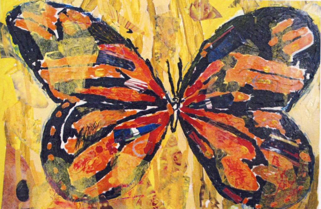 painting of butterfly.